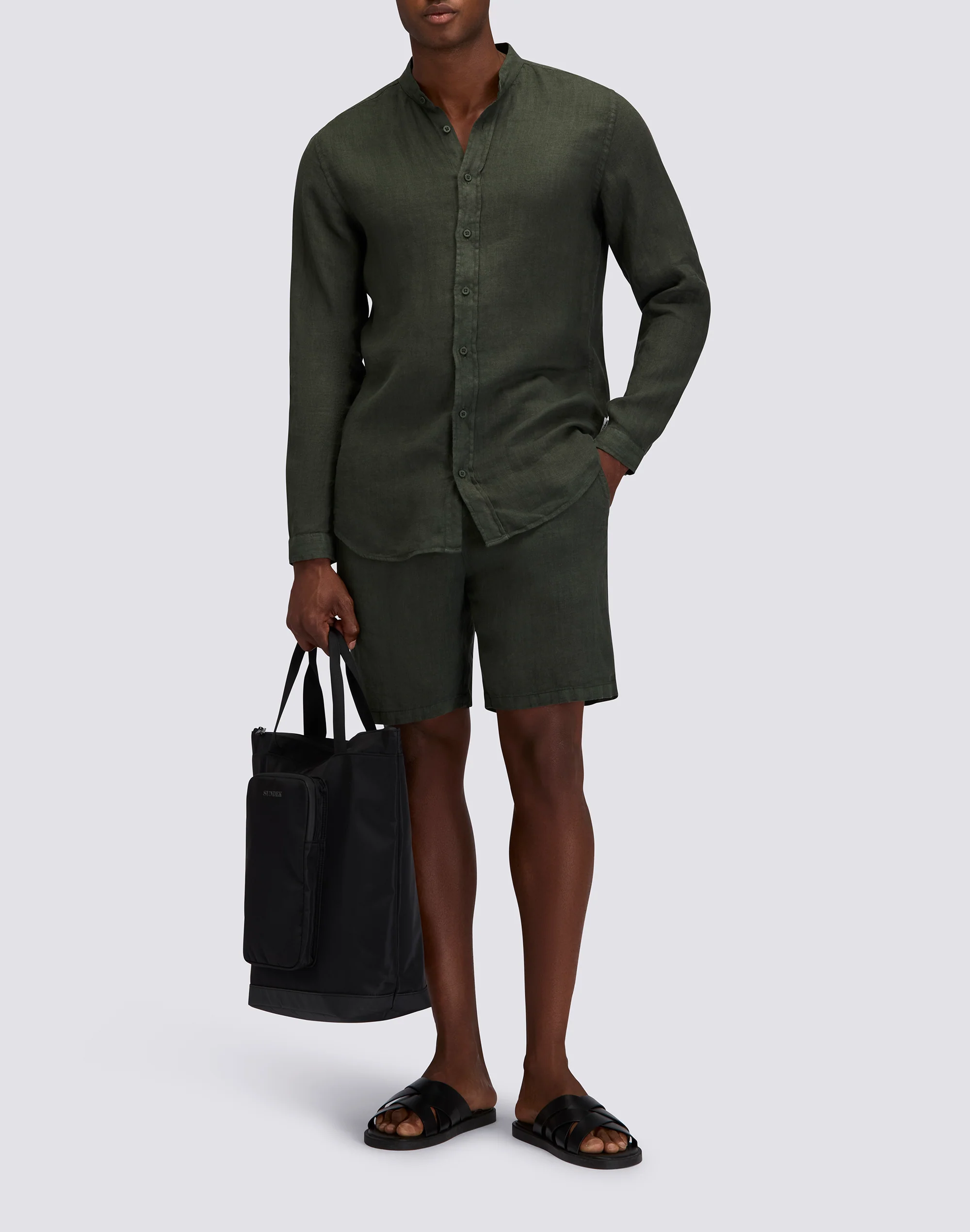 WALKSHORT UOMO IN LINO - Image 3